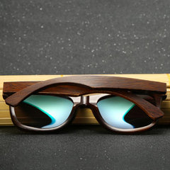 Bamboo Sunglasses With Wood Case