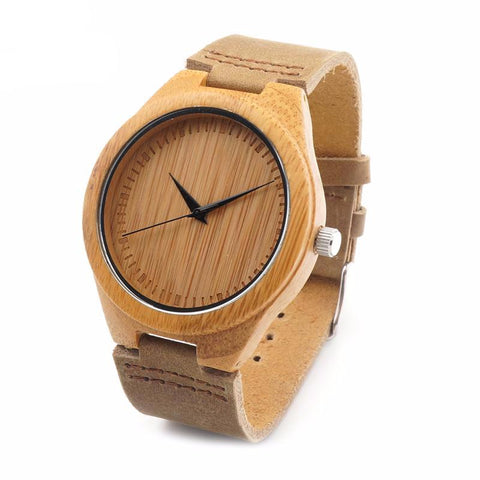 Retro Bamboo Wristwatch