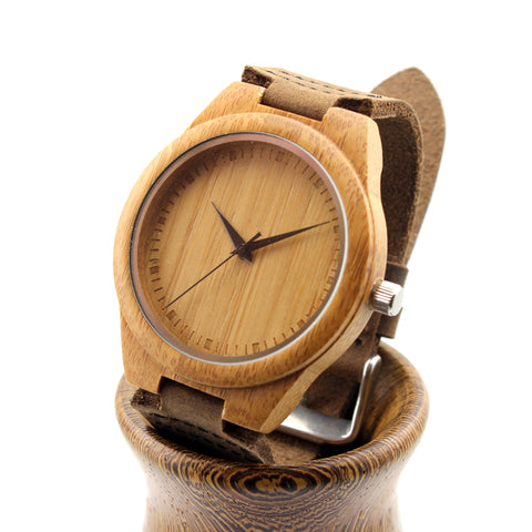 Retro Bamboo Wristwatch