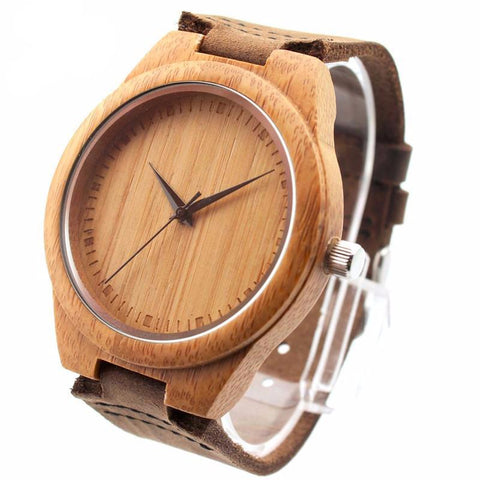 Retro Bamboo Wristwatch