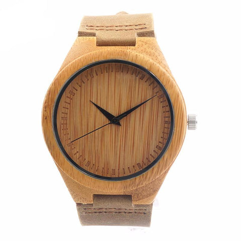 Retro Bamboo Wristwatch