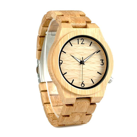 Bamboo Quirky Wristwatch