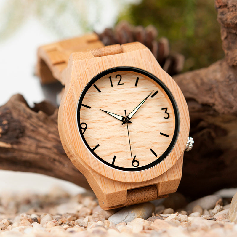 Bamboo Quirky Wristwatch