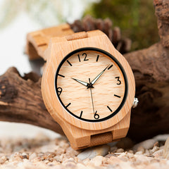 Bamboo Quirky Wristwatch