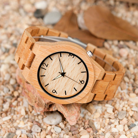 Bamboo Quirky Wristwatch