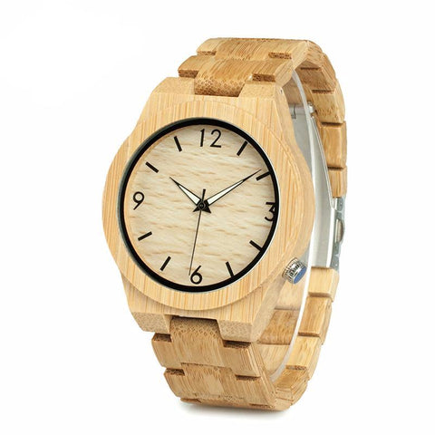 Bamboo Quirky Wristwatch