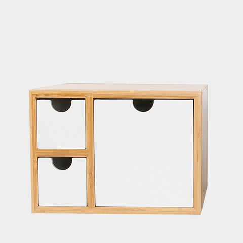 Creative Bamboo Office Desk Organizer