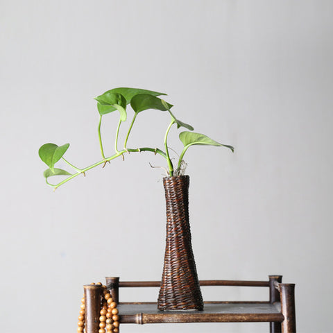 Handmade Bamboo Flower Vase