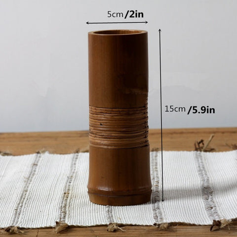 Handmade Bamboo Flower Vase