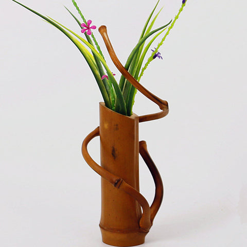 Handmade Bamboo Flower Vase