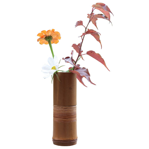 Japanese Bamboo Flower Vase