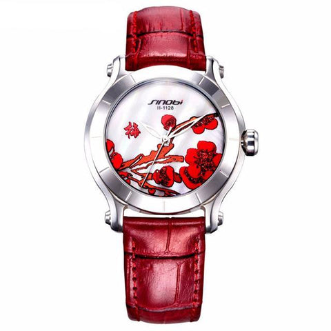 Green Bamboo Women Wristwatch