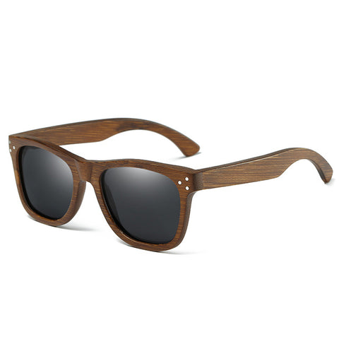Bamboo Sunglasses With Wood Case