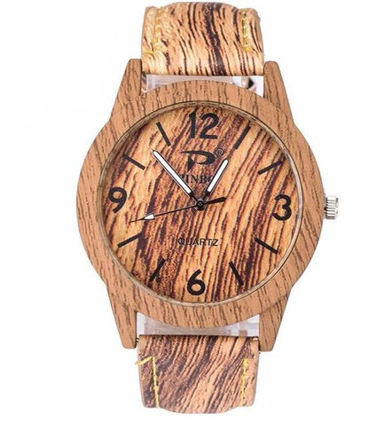 Fashion Casual Bamboo Wristwatch