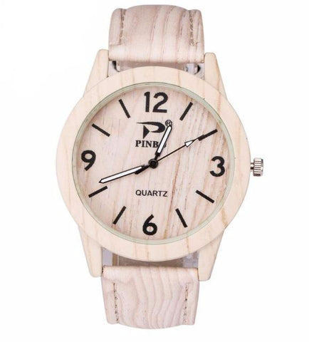Fashion Casual Bamboo Wristwatch