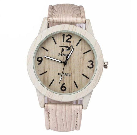 Fashion Casual Bamboo Wristwatch