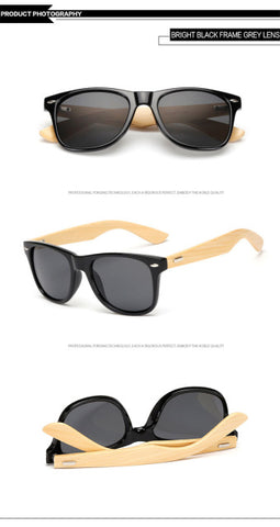 Awesome Natural Bamboo Sunglasses