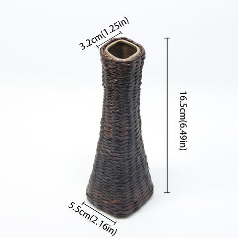 Handmade Bamboo Flower Vase