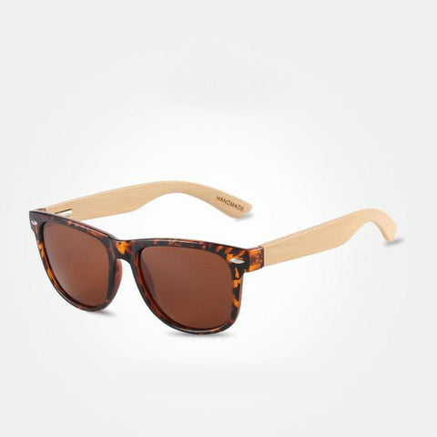 Retro Bamboo Sunglasses