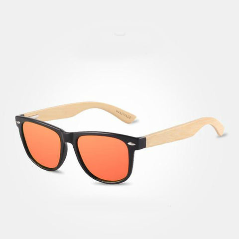 Retro Bamboo Sunglasses