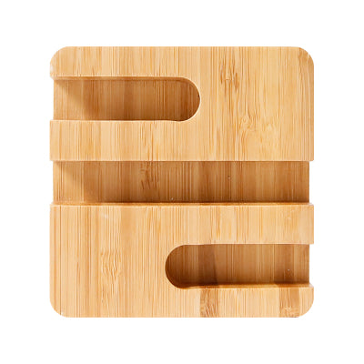 Bamboo Styled Office Desk Organizer